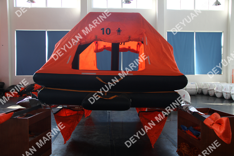 10 Person Self-righting Yacht Inflatable Liferaft 01 10 Person Self-righting Yacht Inflatable Liferaft 01