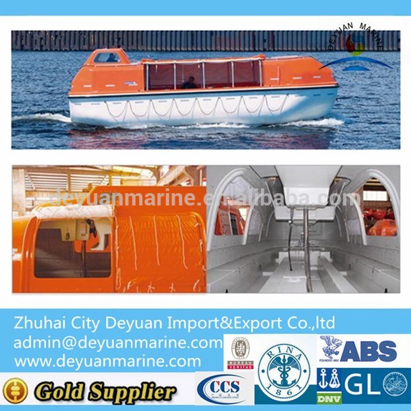 Partially Enclosed Lifeboat and Rescue Boat