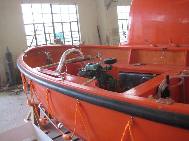 Solas Fiberglass Open Type Lifeboat with CCS Class Approval Certificate