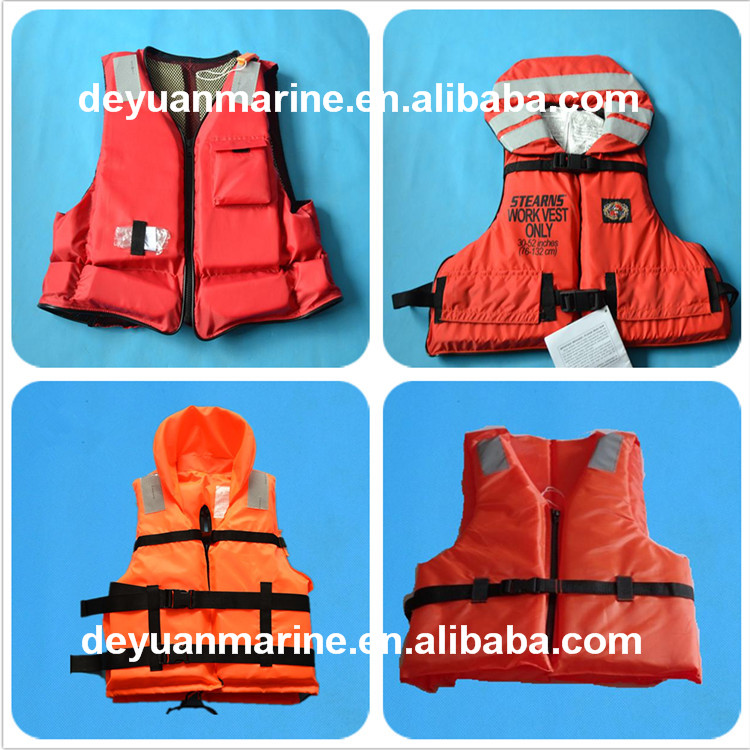 PVC Foam Life Jacket & 3 Pieces Seahorse Lifevest Working Life Vest