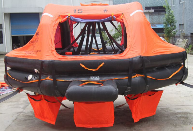 Solas and ISO Standard 25 Person Davit-Launched Inflatable Liferaft with CCS Certificate