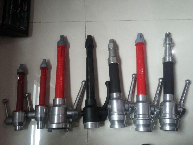 Brass Material Three Way Spray Nozzle Jet Nozzle Fire Hose Nozzles with Aluminium Material