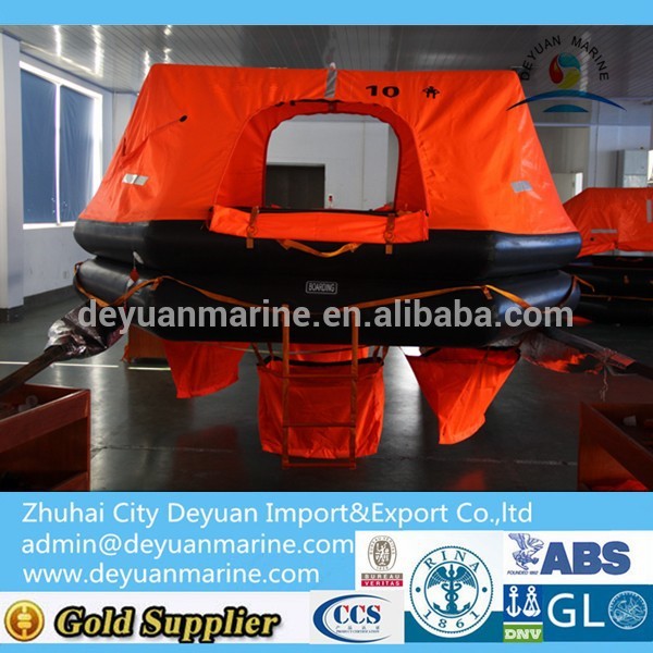 Hot-selling Fishing Boat Inflatable Life raft for 10 Persons