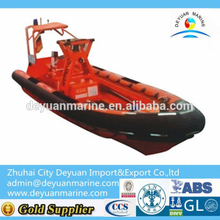 China Inboard Engine Inflatable Fender Rigid Fast Rescue Boat
