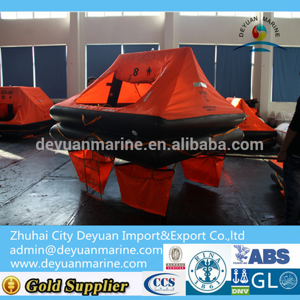 self inflating life raft