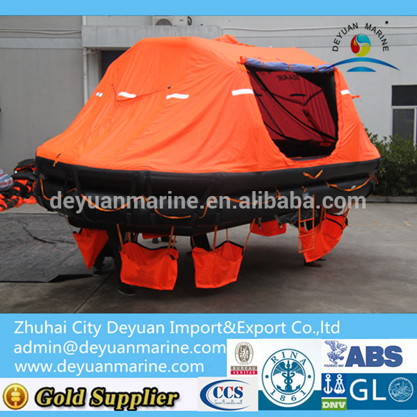 Davit-Launched Self-Righting Inflatable Liferaft