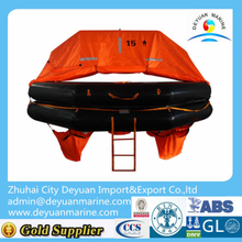 Cheap Price Throw overboard inflatble life raft (15 person)