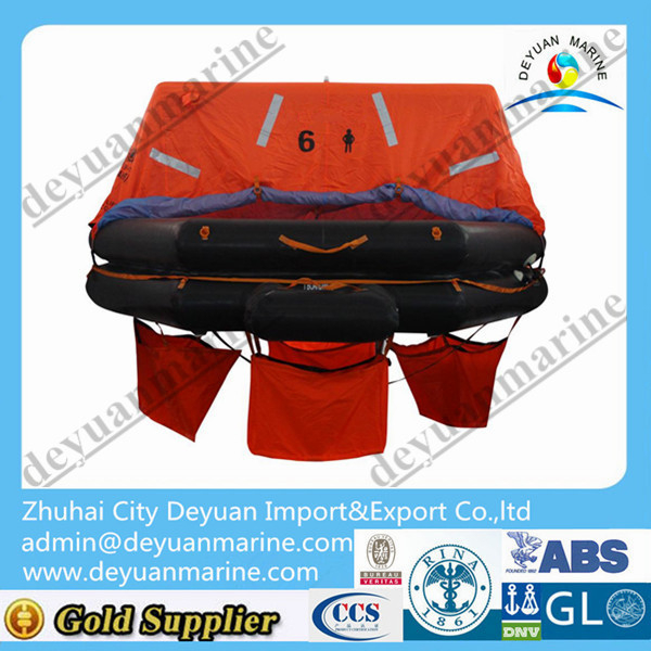 SOLAS Inflatable Throw Over Board Life Raft Price (6 Persons )