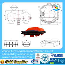 35 Man throw-over board liferaft/Throw Over Board life raft