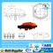 35 Man throw-over board liferaft/Throw Over Board life raft