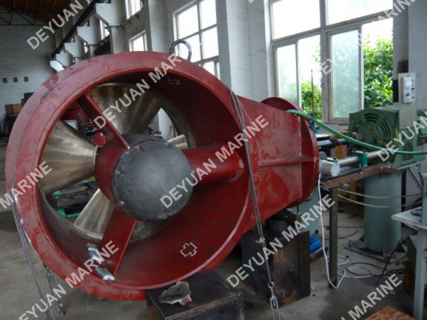 Electric hydraulic engine drive marine lateral tunnel thruster bow thruster