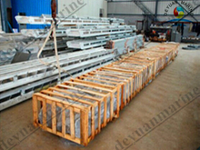 Aluminium Wharf Ladder for Marine Use