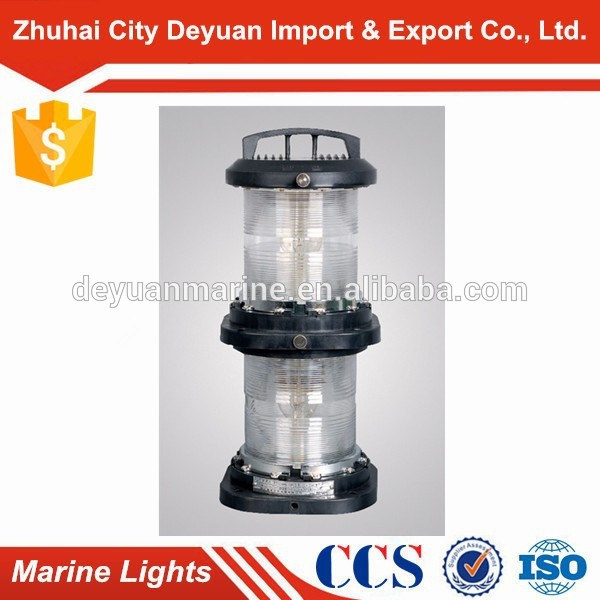 Plastic Double-deck Navigation Signal All-round Light for P28S IP56