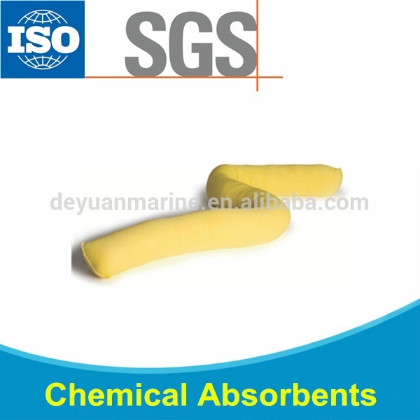 100% PP Yellow Chemical Absorbent Socks