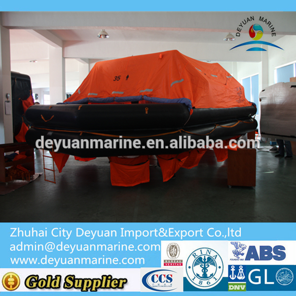 35 Man Throw Over Board Liferaft