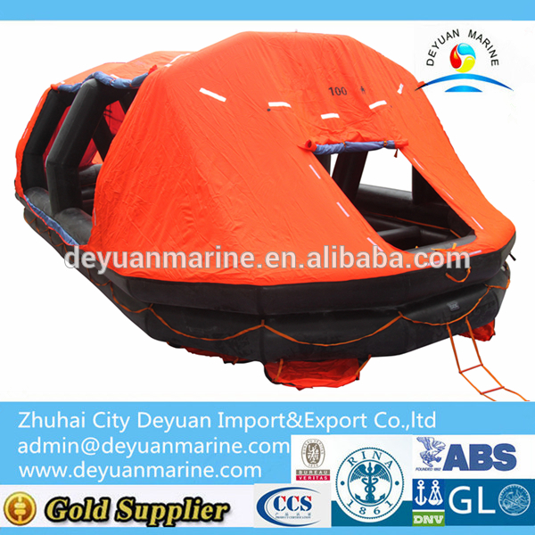 100 Person Self-Righting Inflatable Life raft for sale