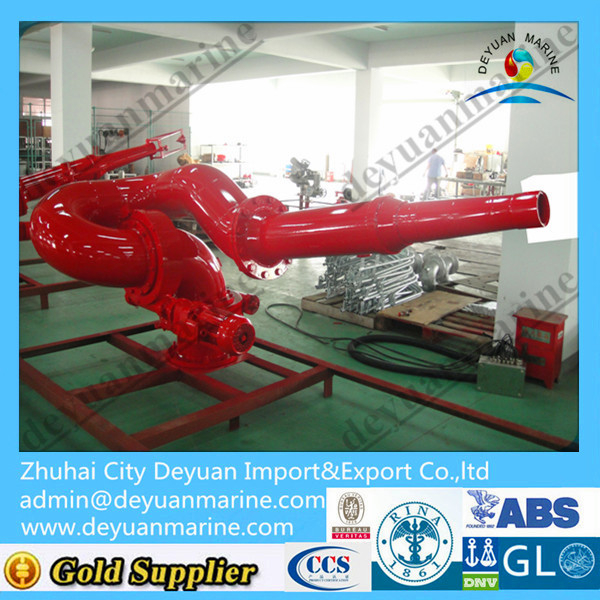 Manual fire water monitor for fifi system