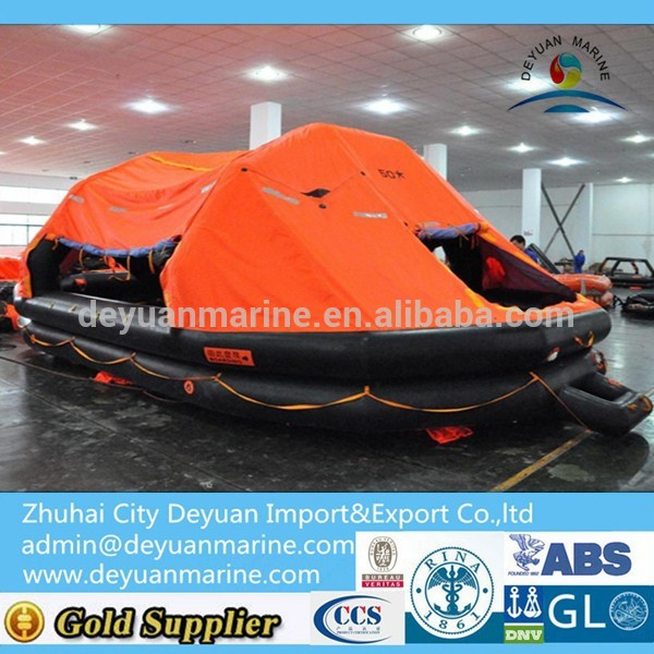 Self-Righting Inflatable Liferaft For 50 Person