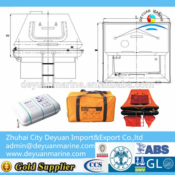 6 ManThrow-overboard Inflatable Life Raft
