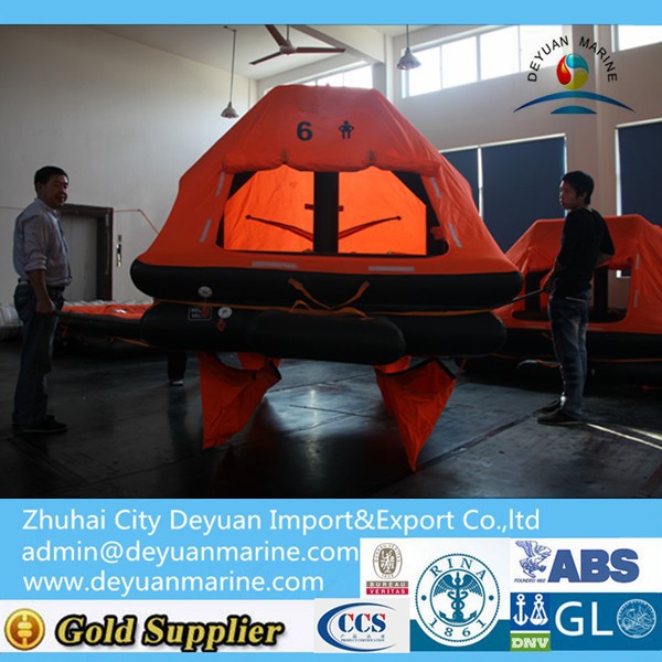 Solas Approved Yacht Inflatable Life raft with 12 person