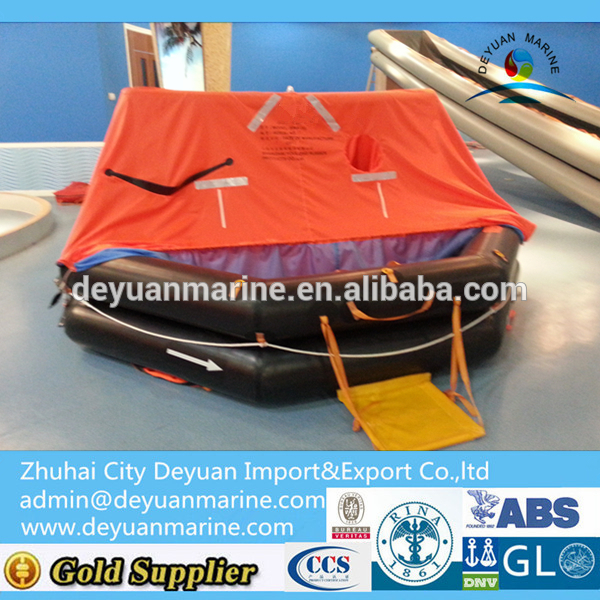 8 Person Throw Over Board Life Raft