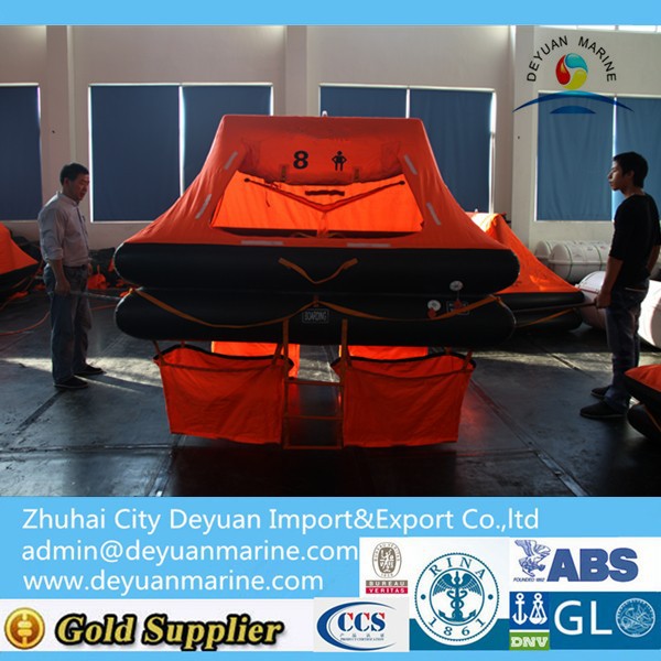 4/6/8 Persons Square Type Throw-overboard Infatable Life Raft