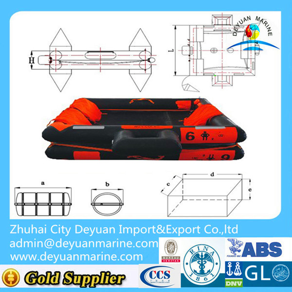 Open-Reversible Inflatable Life raft for sale