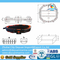 Safety open-reversible inflatable liferafts with 30 persons