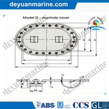 D Type Manhole Cover/Marine Watertight Hatch Cover