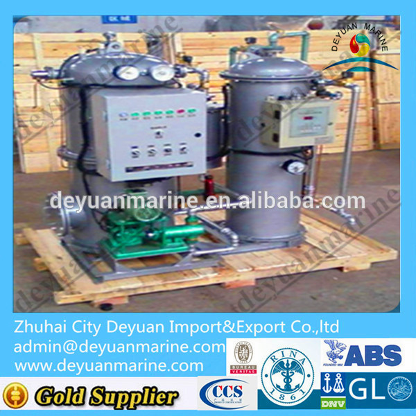 Hot sale 1.5 M3/h fuel oil water separator