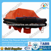 30 man inflating life raft with CCS approved