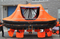 2015 Made-in-China solas approved inflatable liferafts Cheap davit launched life rafts