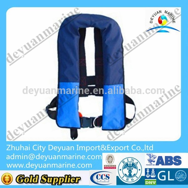 DY702 Solas 150N and 275N inflatable life jacket for hot sale