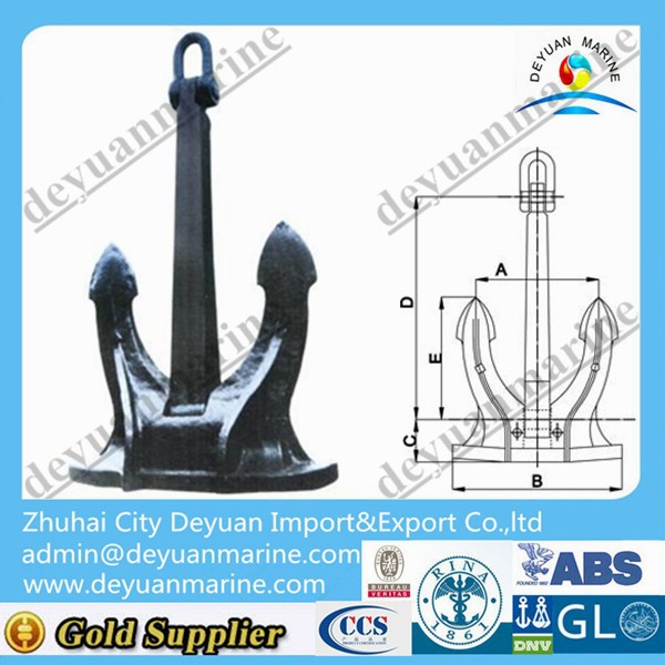 680 KG U.S.N Stockless anchor for sale