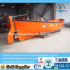 Marine used lifeboat open type fiber glass boats for sale