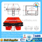 ZY Certificate Fishing Boat Inflatable Life Raft With 6 Persons