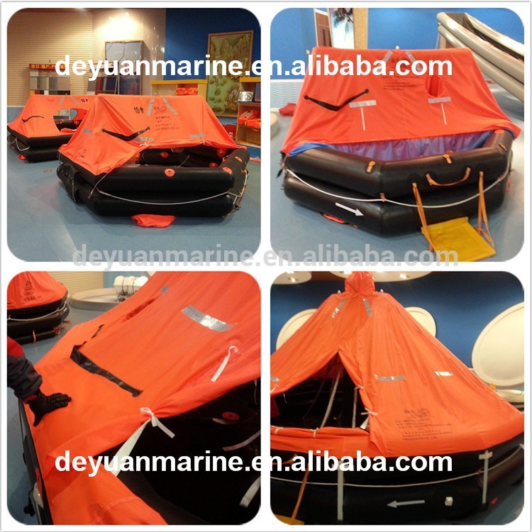 Self-Righting Inflatable Liferaft For 50 Person