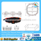 Solas approved open-reversible inflatable life raft with 100 person