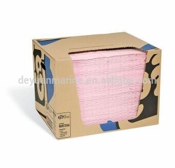 40*50 CM Hazchem Absorbents oil absorbent pads papers For Hot Sale