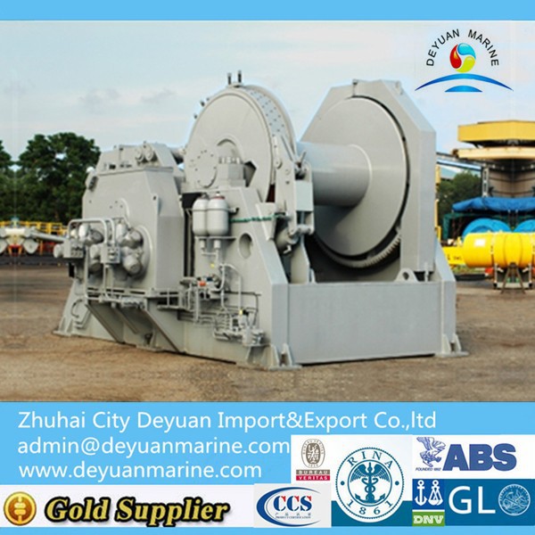 Anchor handling/towing winch for boat with good quality