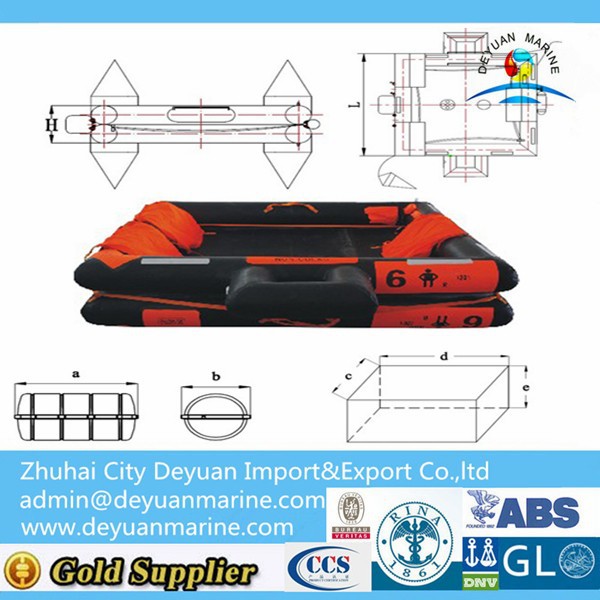50 Person Open reversible Inflatable life raft price