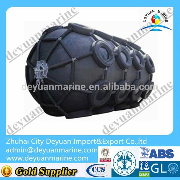 0.12MPa ISO 9001 Marine Airbag Tugboat D Rubber Fender For Ship Launching