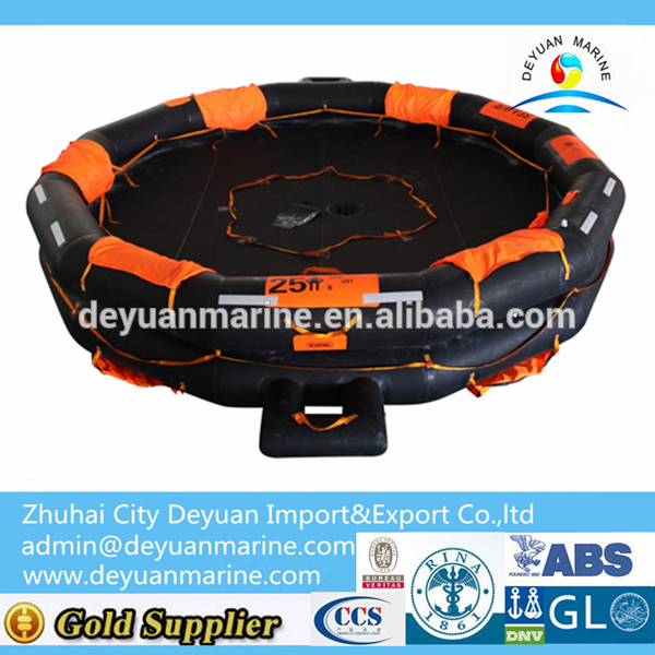 25 Man Open-Reversible Inflatable Life Raft