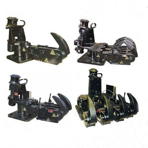 Pneumatic control harbour type towing hook