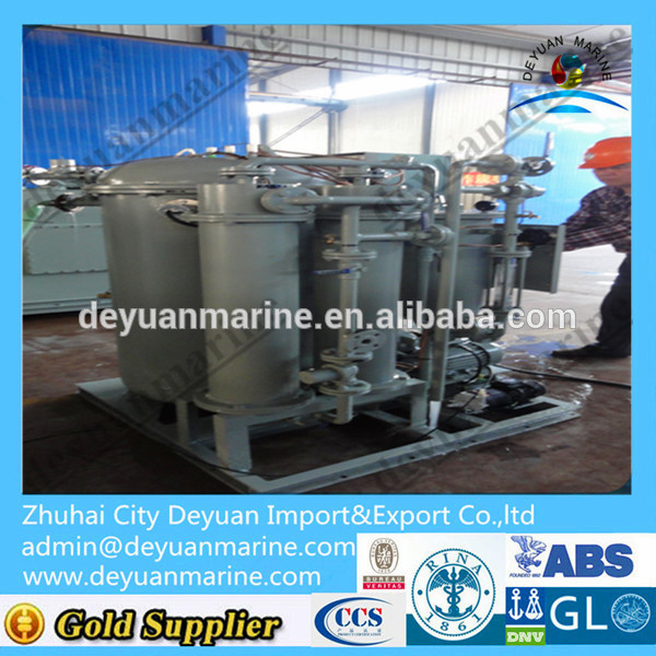 CCS approved 1.5 M3/h bilge oil water separator