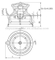 Mooring equipment type A Cleat Fairlead with Single Roller for hot sale