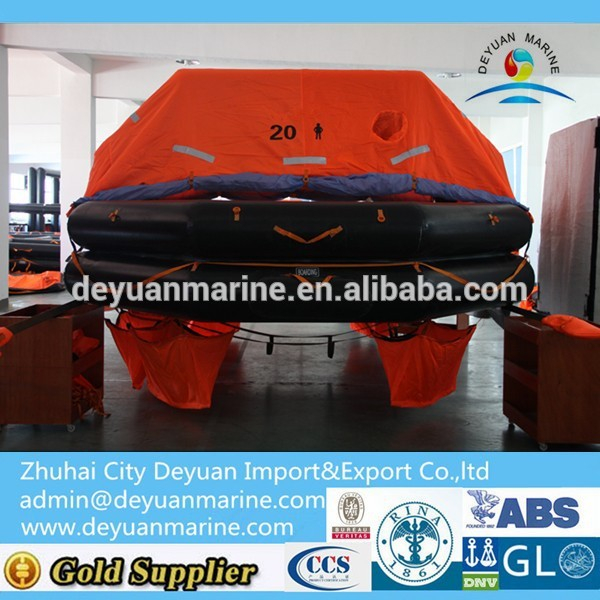 20 Man Throw Over Board Liferaft