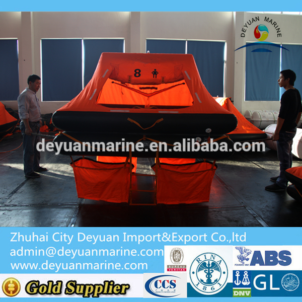 8 Man Yacht Type Throw-overboard Inflatable Life rafts for sale