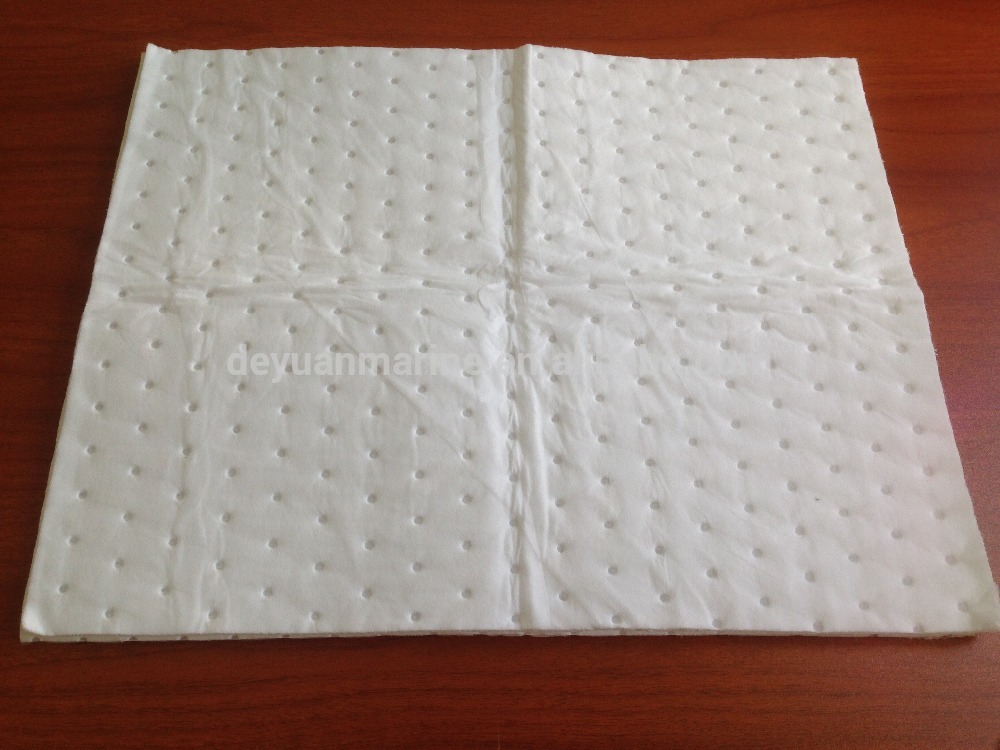2 MM - 5 MM High Quality White Oil Absorbent Pads Cloth Paper For Sale