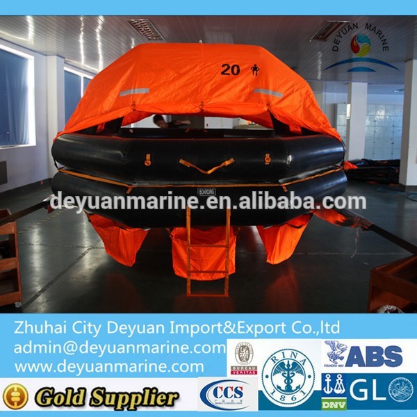 20 Man Throw-overboard Inflatable Life Raft with CCS certificate